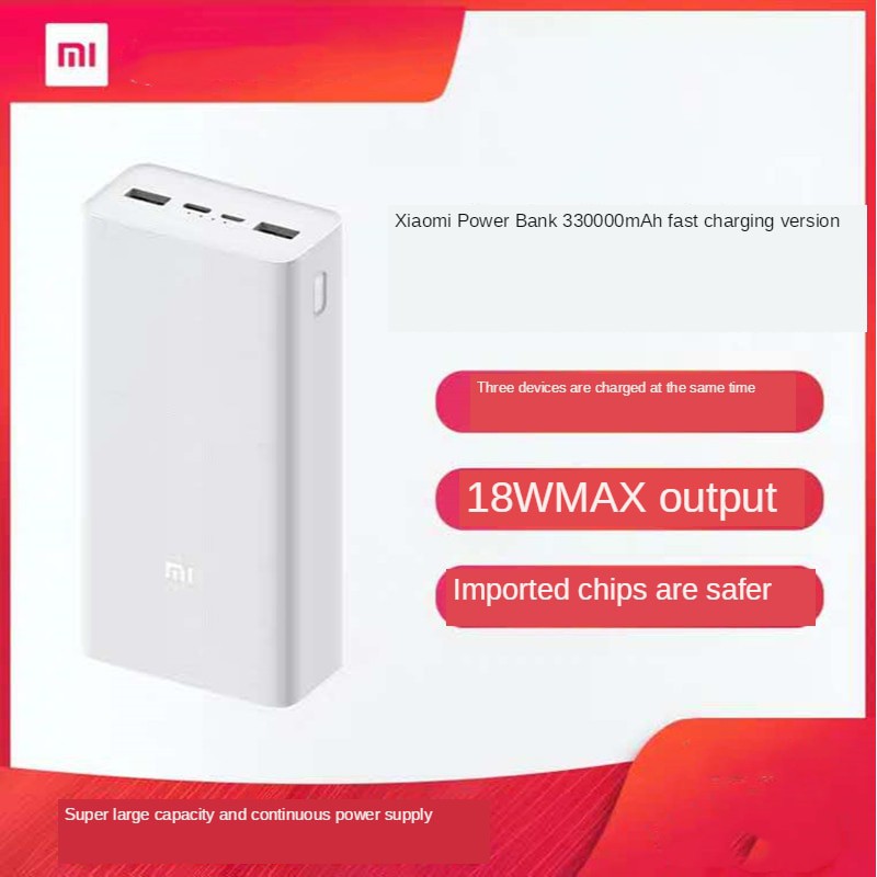 Pin sạc dự phòng Xiaomi 30000mAh Gen3 18W