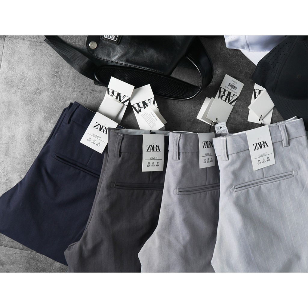 Quần tây nam zr, form slimfit GIẢM THÊM 10K khi folow nigo