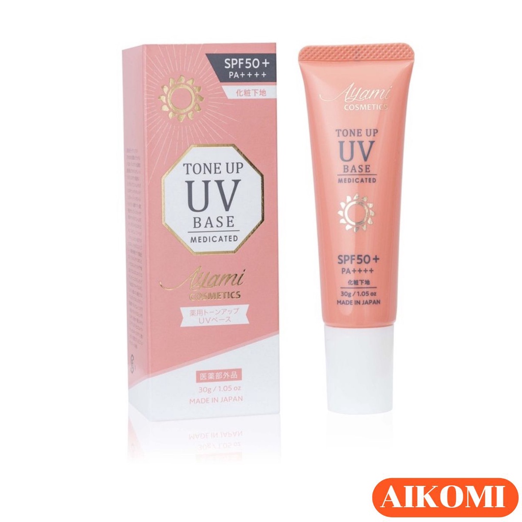 Kem Chống Nắng Dưỡng Da Nhật Bản Nâng Tone Da AYAMI COSMETICS TONE UP UV CREAM SPF 50 PA++++ (30G)