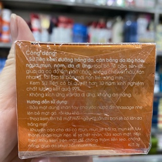 Kem dưỡng trắng da 7 ngày ngừa mụn Sứ Tiên 4.5g