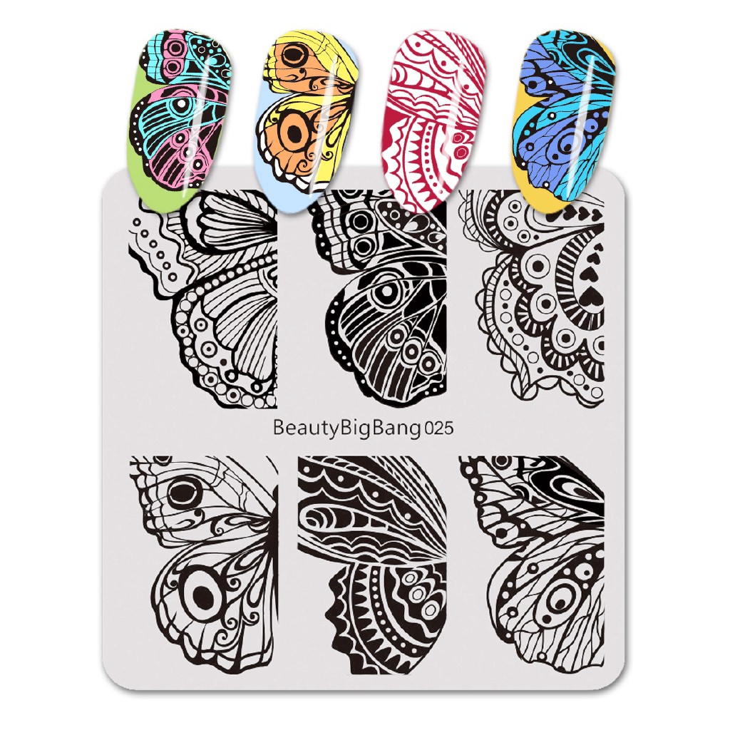 [Hàng mới về] Khuôn in hình làm móng nghệ thuật đẹp mắt tiện dụng