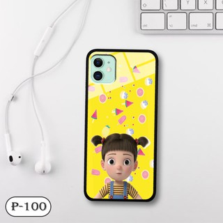Ốp kính in hình cute Iphone 11