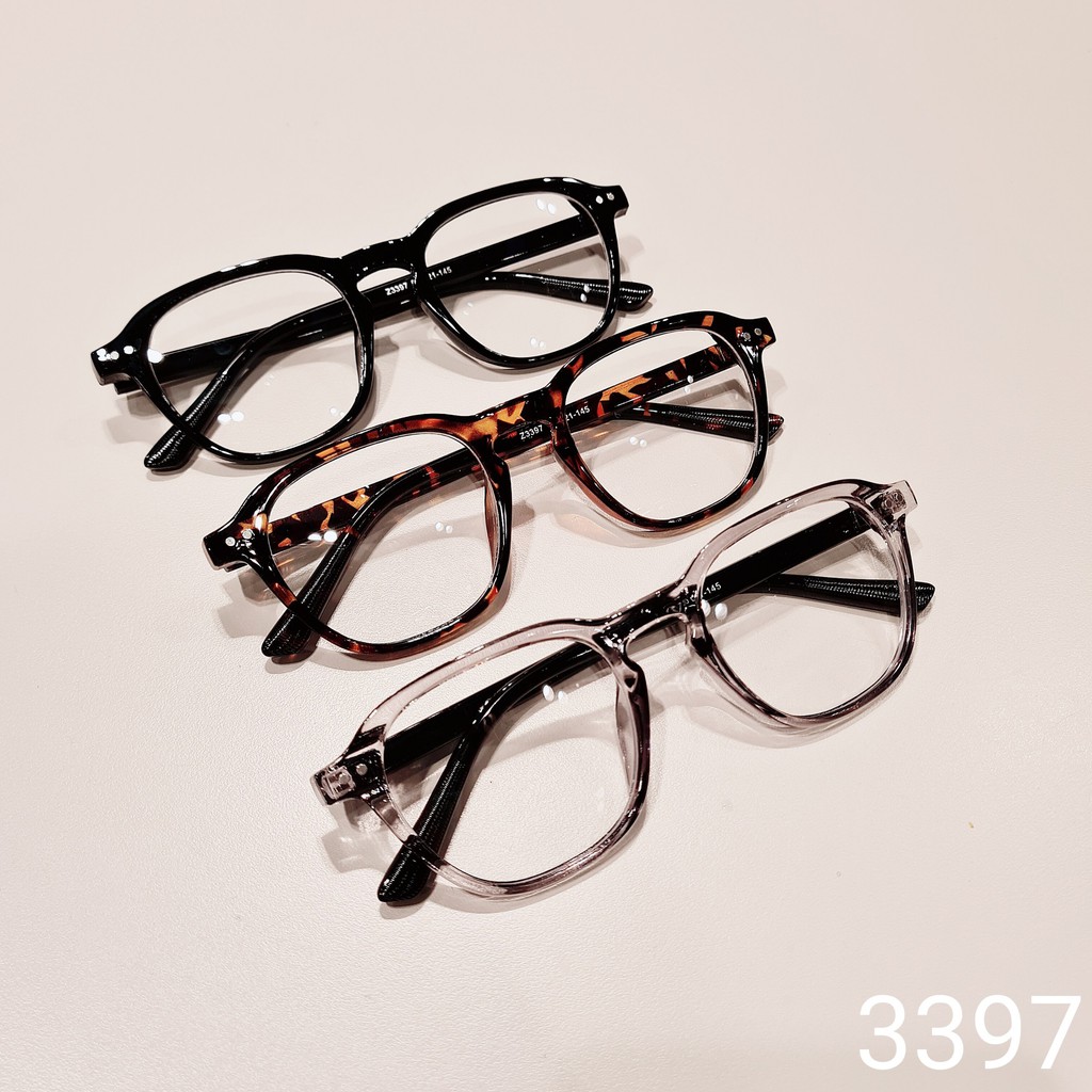 Gọn kính nam nữ LILYEYEWEAR mắt vuông dày dặn chắc chắn thời trang 3397