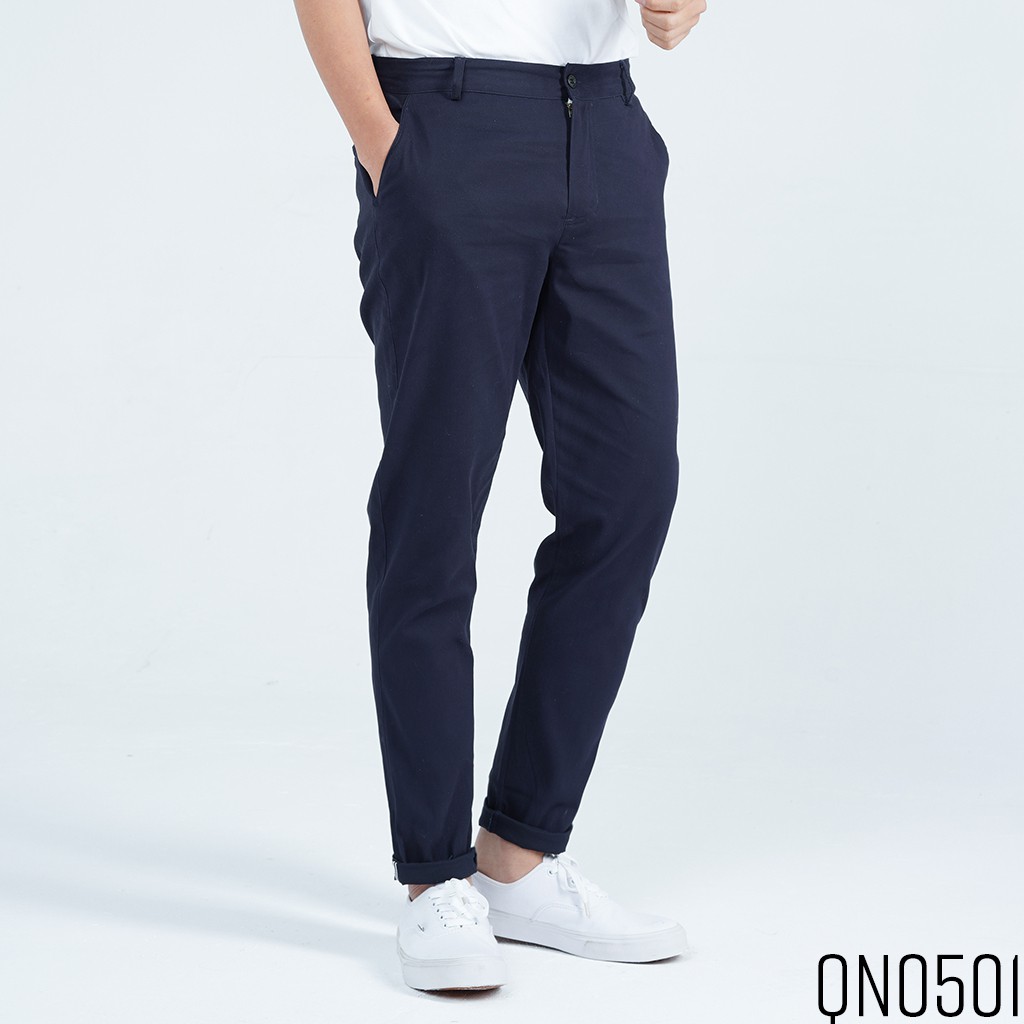 Quần Kaki Trơn Basic ROUGH Phong Cách Ulzzang Chất Kaki Dày Dặn, Co Giãn