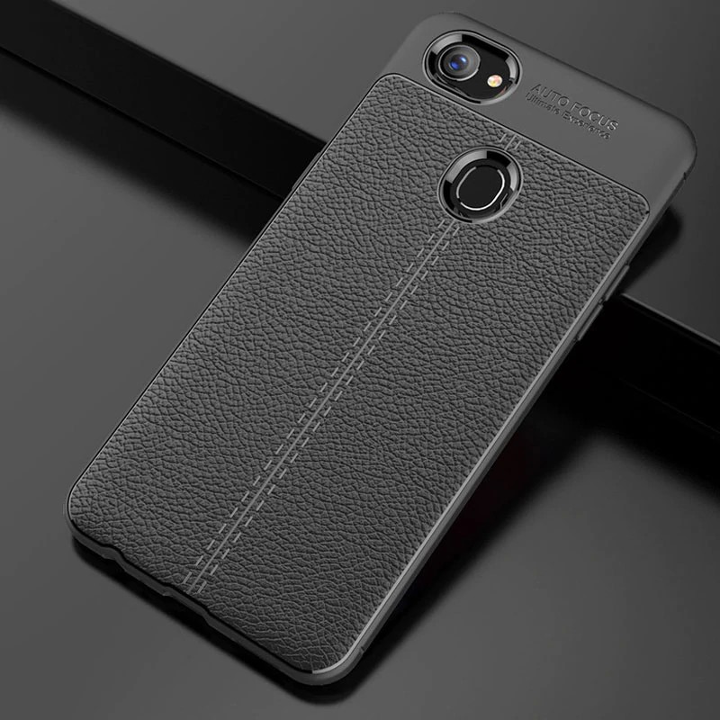 Ốp Lưng Auto Focus Vân Da Cho Oppo F7
