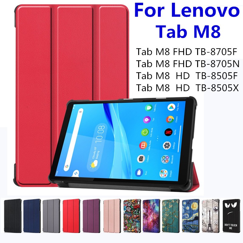 Bao Da Thời Trang Cao Cấp Cho Lenovo Tab M8 Fhd Tb-8705F / N Tab M8 Hd Tb-8505F / X