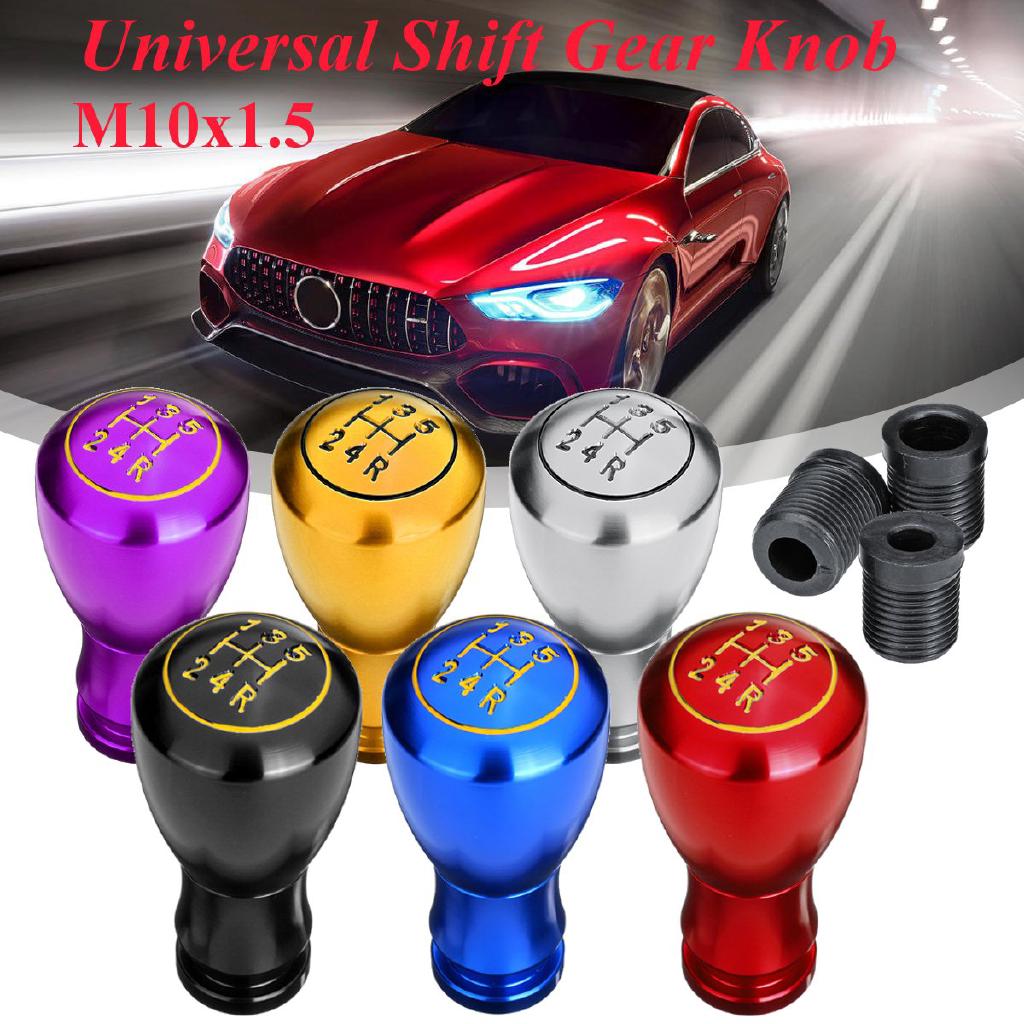 Núm bọc cần số xe hơi bằng nhôm 5 tốc độ