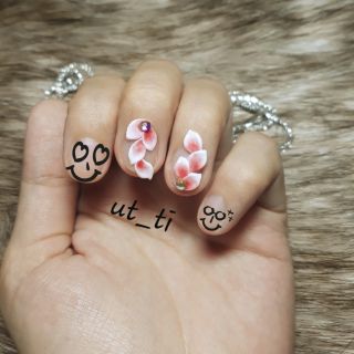 LÁ 4 cánh - hoa bột mỹ nail- sp có đủ màu
