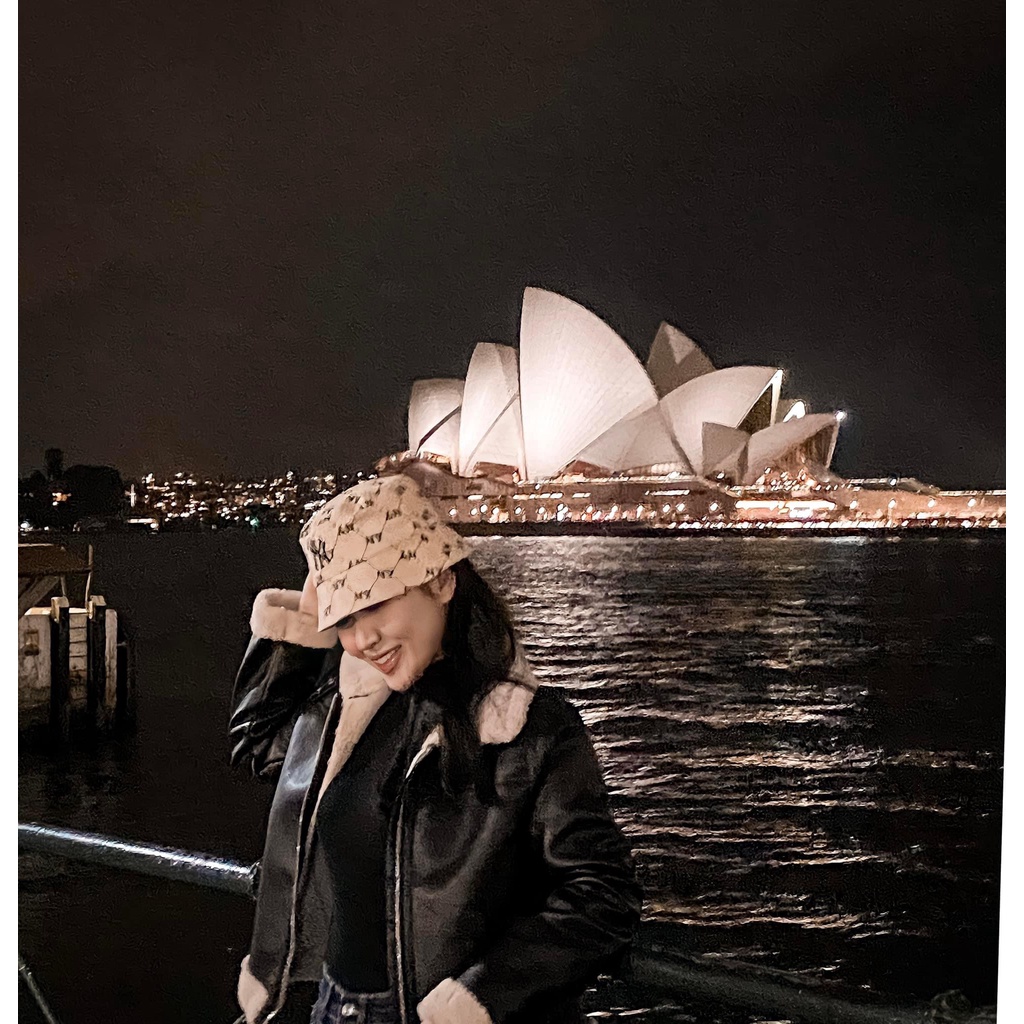 Mũ Bucket Kaki NY Phong Cách Hàn Quốc Chất Liệu Kaki Sang Trọng Dễ Phối Đồ