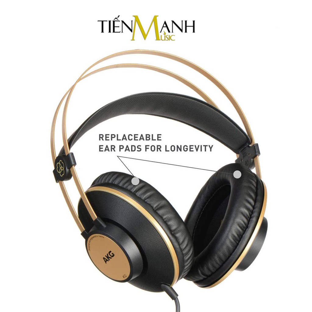 [Chính Hãng Mỹ] Tai Nghe Kiểm Âm AKG K92 Over-Ear Studio Monitor Headphones Professional