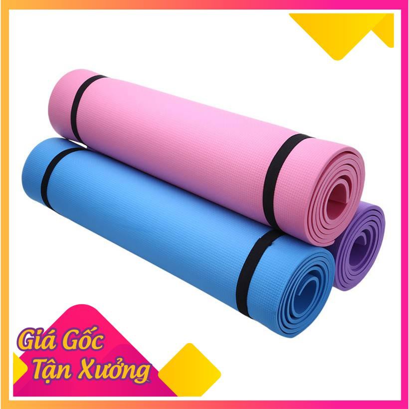 [Giá sỉ] Thảm Tập Yoga PVC 173x61x0,3 Cm Cao Cấp