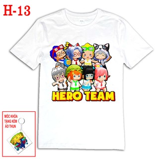 Áo Thun Hero Team (TẶNG KÈM MÓC KHÓA)