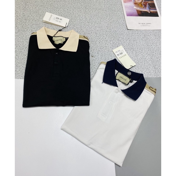 🔥HOT🔥ÁO POLO NAM,NỮ PHỐI TAY HOẠ TIẾT GUCCI HOT TREND 2022,KÈM VIDEO ẢNH THẬT | BigBuy360 - bigbuy360.vn