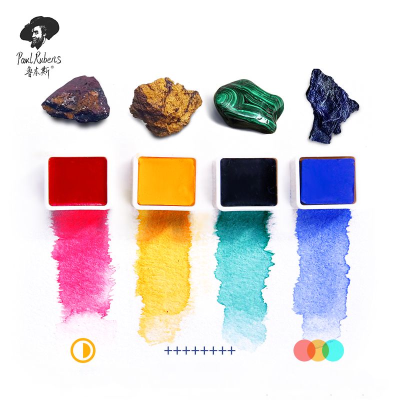 |ORDER| HỘP THIẾC MÀU NƯỚC PAUL RUBENS CƠ BẢN 12 / 24 / 48 MÀU