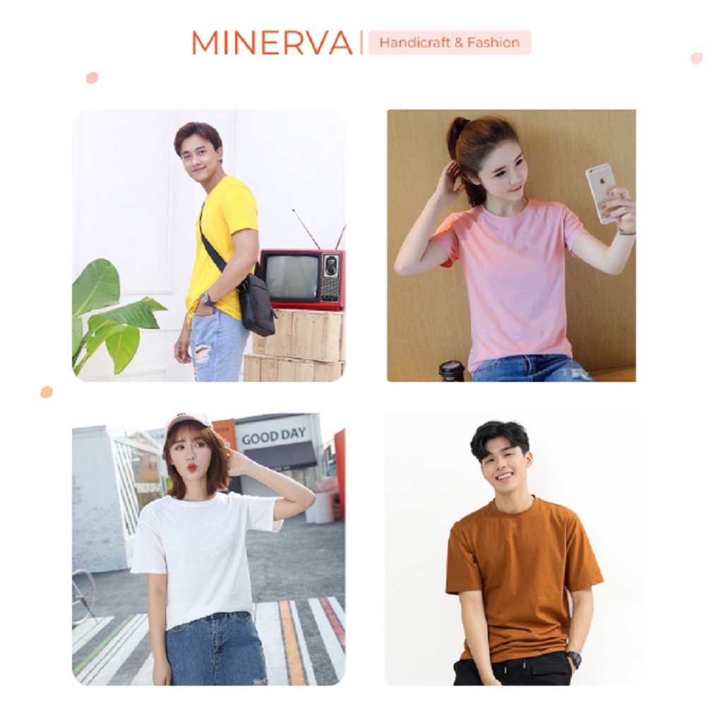 Áo thun trơn T-SHIRT tay ngắn thời trang 12 màu UNISEX giá siêu rẻ