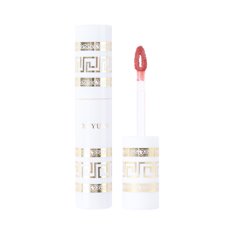 XIYUAN Velvet Matte Lip Glaze Whitening Retro Matte Lip Gloss Non-Stick Cup Lipstick