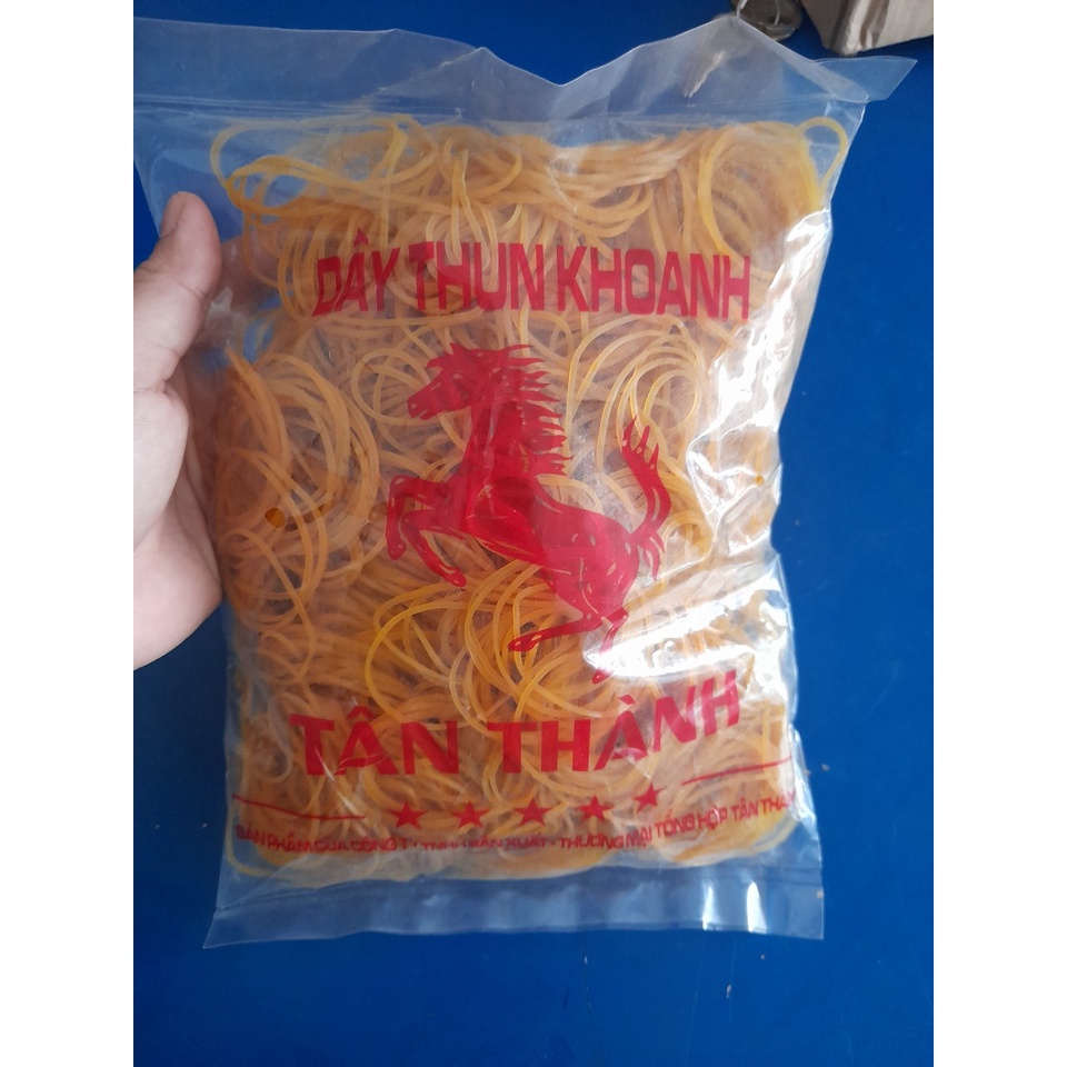 Dây thun vàng trung bịch 450g bao cân đủ