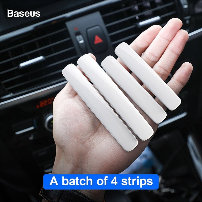 Bộ 4 miếng dán cửa xe ô tô chống trầy Baseus Streamlined Car Door Bumper Strip Giá tốt nhất shopee