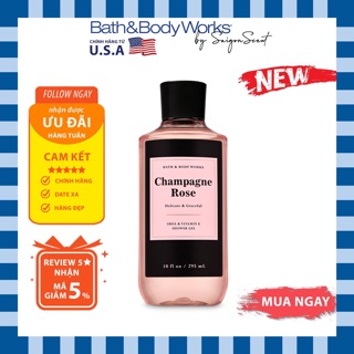 Sữa tắm Bath and Body Works mùi hương Champagne Rose