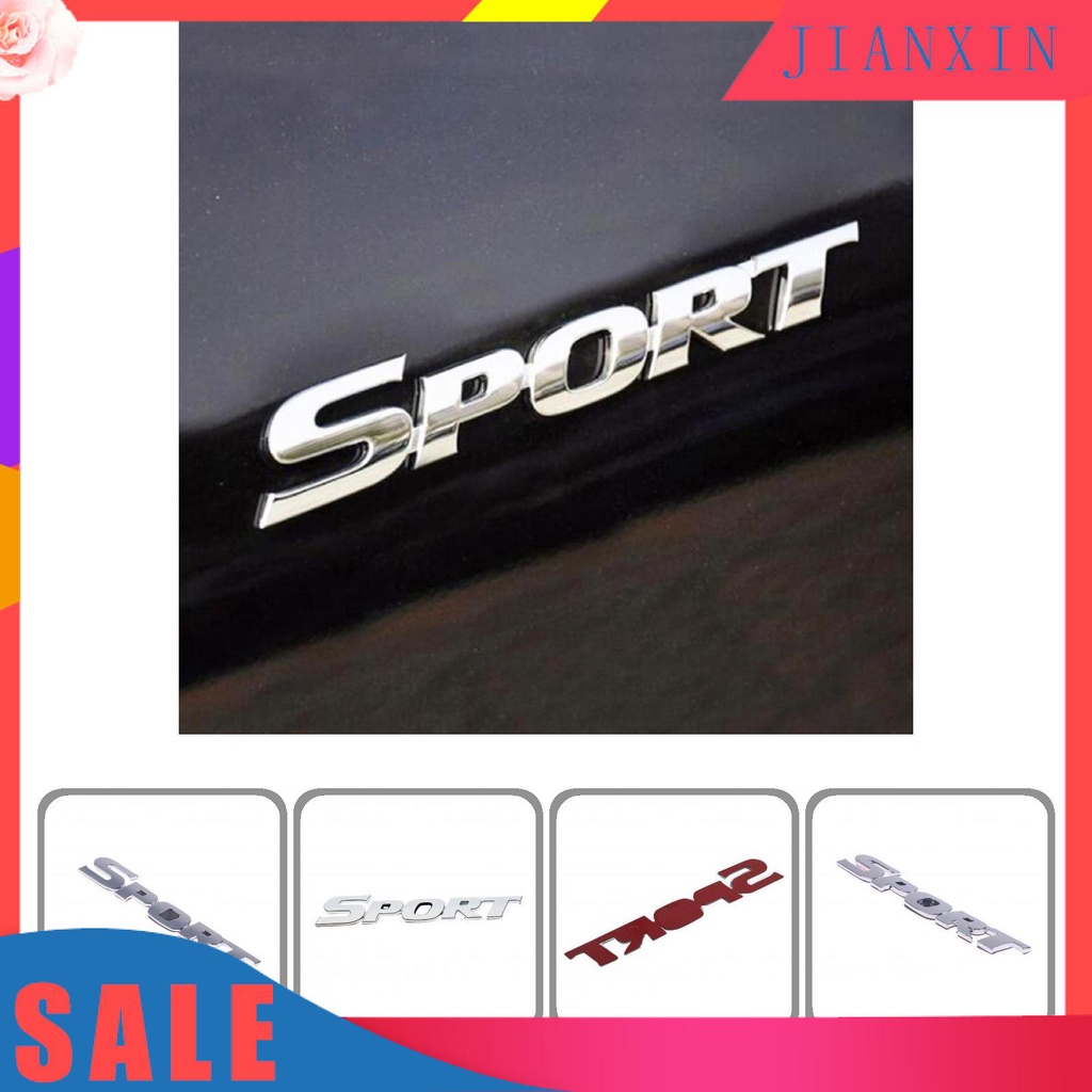 Miếng dán chữ SPORT 3D trang trí xe hơi
