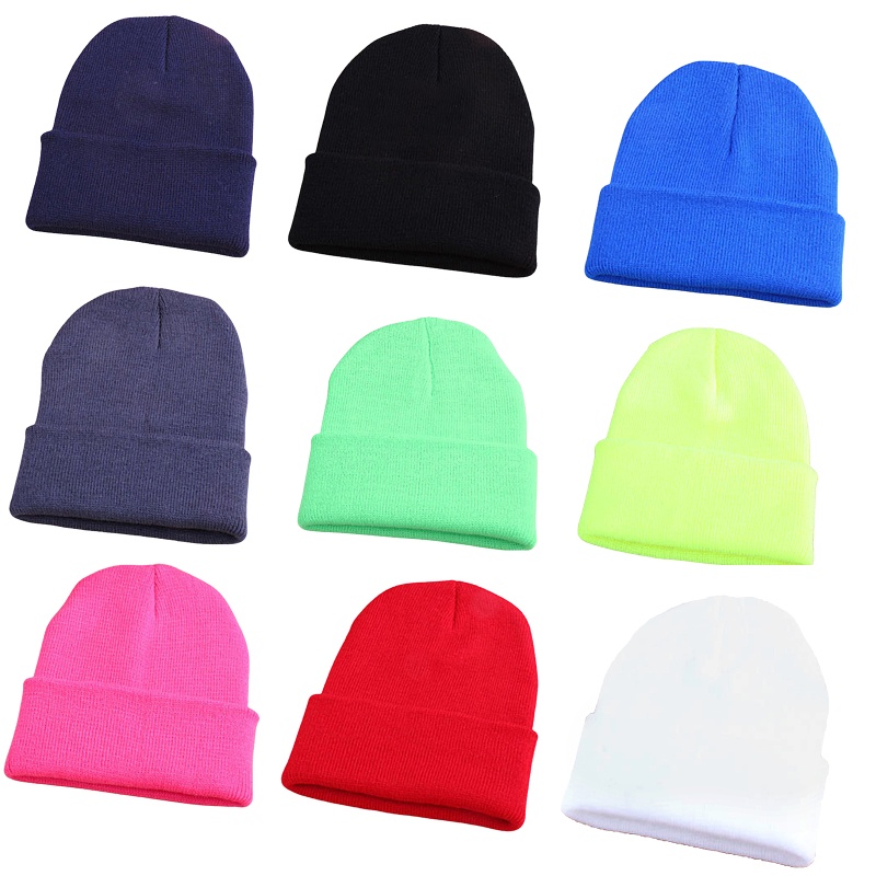 Mũ Len Beanie Màu Sắc Nhã Nhặn Thời Trang
