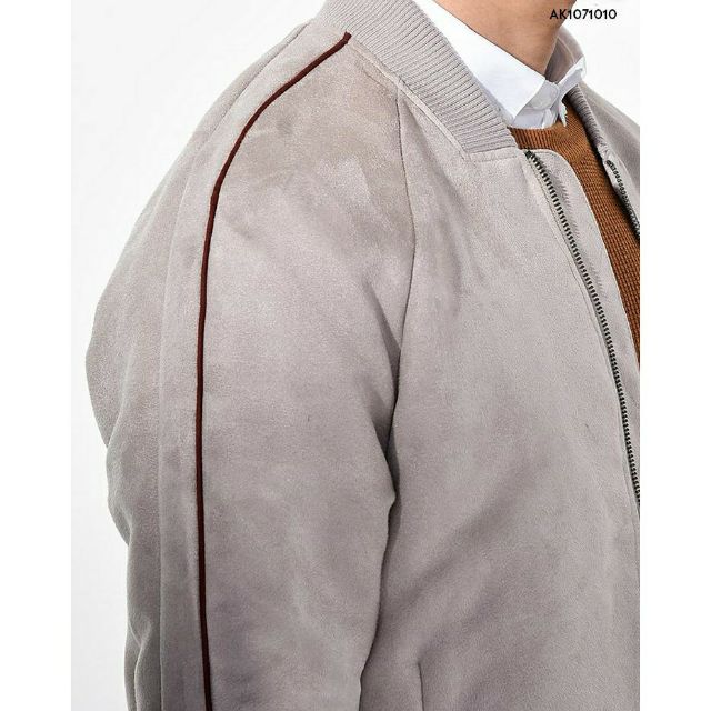 (Mẫu mới)-Áo Khoác Da lộn Bomber-Hàng cao cấp Routine, | BigBuy360 - bigbuy360.vn