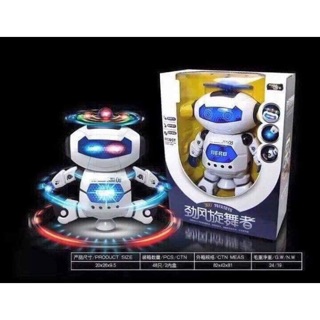 Robot xoay 360 độ theo nhạc cực hót