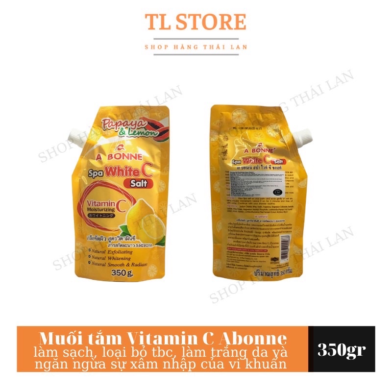 Muối Tắm Sữa Bò Tẩy Tế Bào Chết A Bonne' Spa Vitamin C 350g