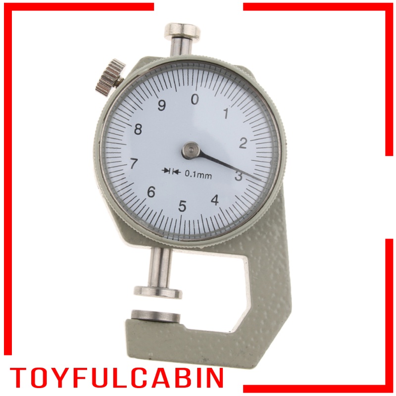 Thước Đo Độ Dày 0-10mm Chuyên Dụng Cho Đồ Trang Sức / Da / Kim Loại