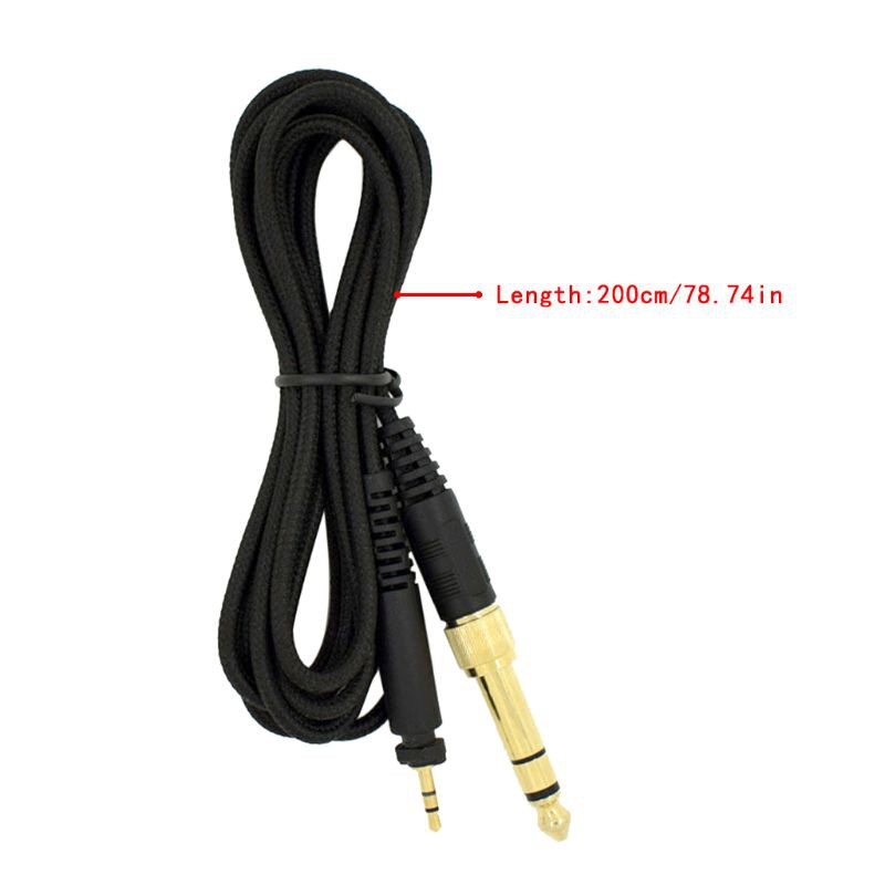 Woven Earphone Cable Cord for SRH440 840 940 for SHP9000 SHP8900 Headset