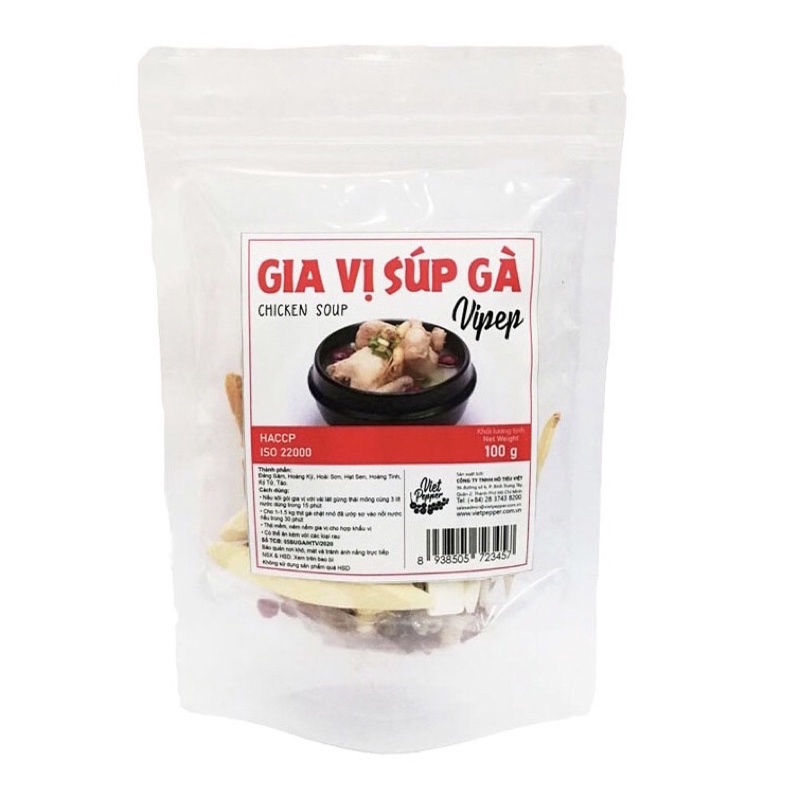 Gia vị soup gà, gà hầm Vipep