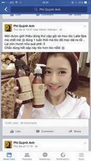 Dầu gội kích thích mọc tóc Laila Spa 