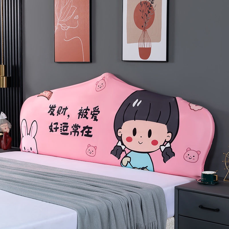 Vỏ Bọc Đầu Giường Gỗ / Giường Hình Bán Nguyệt Bằng Da Co Giãn Màu Trơn Phong Cách Châu Âu Thông Dụng