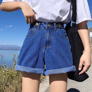 Quần Short Cạp Siêu Cao Sắn Gấu_C3