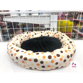 đệm tròn chấm bi (40cm) dành cho chó mèo