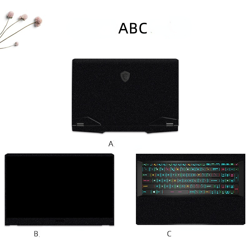 Miếng Dán Trang Trí Laptop 3 Mặt Nhám Trong Suốt 14 '' 15.6 '' 13 '' Inch MSI Z16 Ms157115 GF63 GS76 GF66 Vô Hình 15M MS-1563 GL62 GE62 GS70