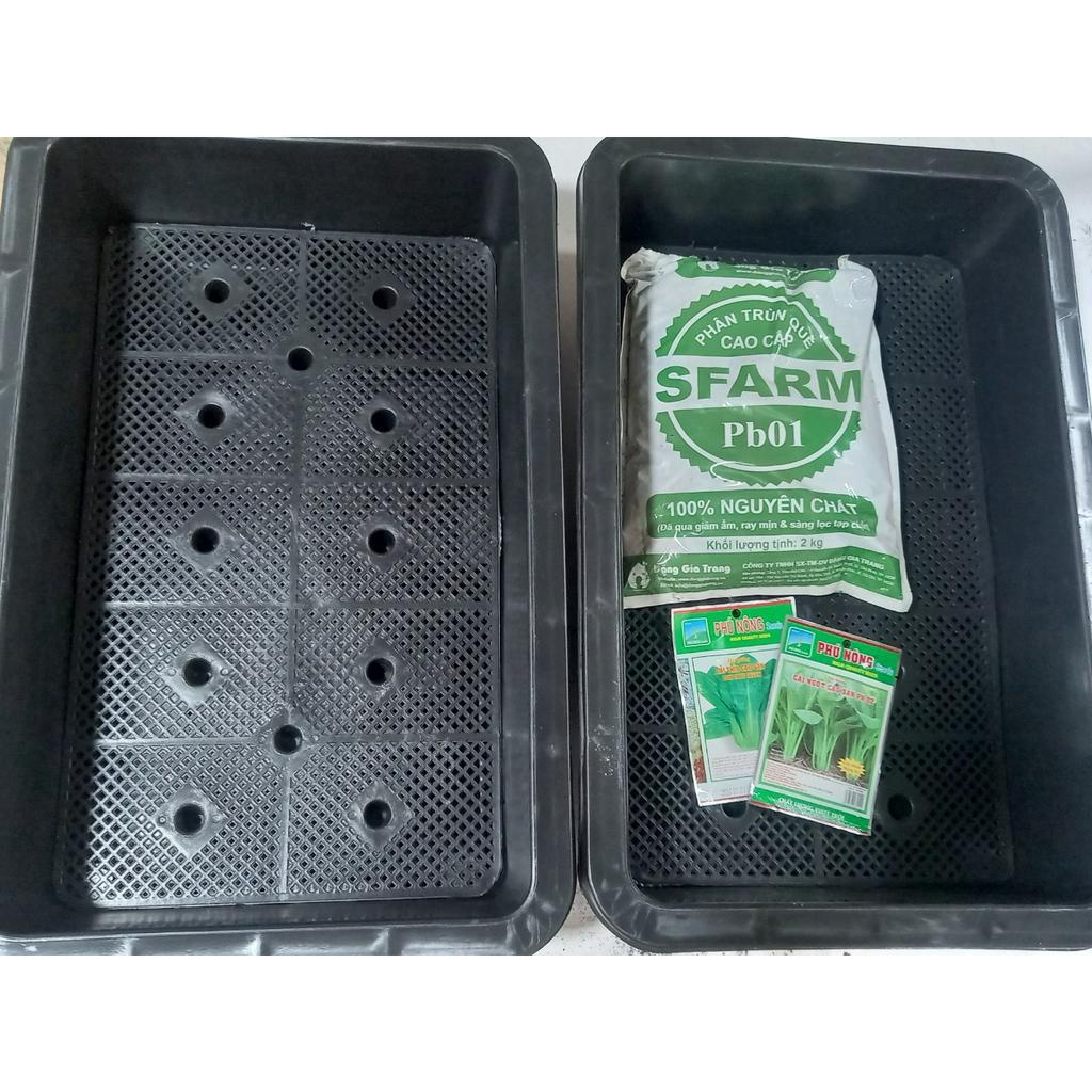 Khay trồng rau thông minh 65 x 42.5 x 16