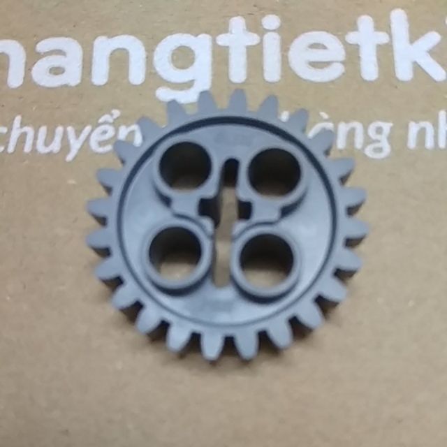 [1 Cái] LEGO Technic Bánh Răng 24 Răng Xám Đậm - LEGO Technic Gear 24 Tooth (2nd Version - 1 Axle Hole) ID 6133119 24505