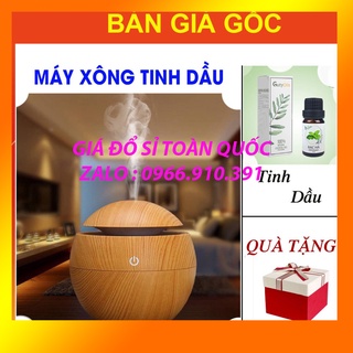 Máy Xông Tinh Dầu Thơm Phòng Ngủ [COMBO TẶNG KÈM] Lọ Tinh Dầu Thiên Nhiên GIÁ SỈ, Máy Phun Sương Xông Hơi Công Nghệ NaNO