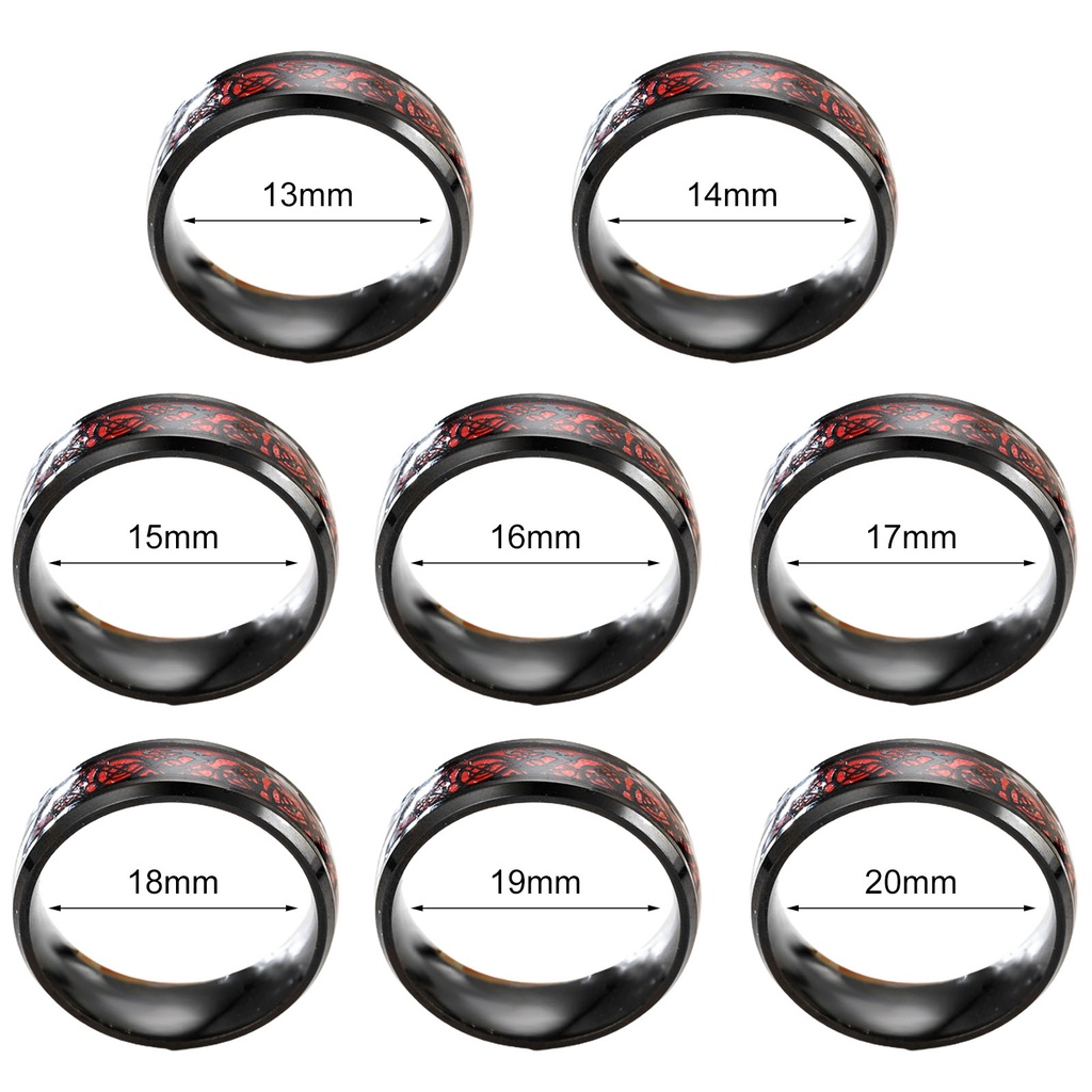 Nhẫn chạm khắc họa tiết rồng tinh tế