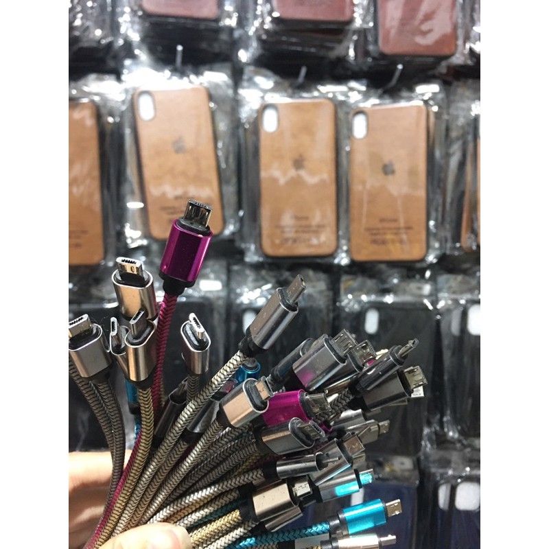 Bọc thép siêu bền dành cho ip,ss,oppo bảo hành 1 tháng, chống đứt gãy phù hợp cho sạc dự phòng