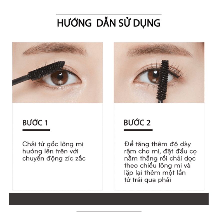Chải mi Mascara 4D làm dày mi Missha The Style 4D