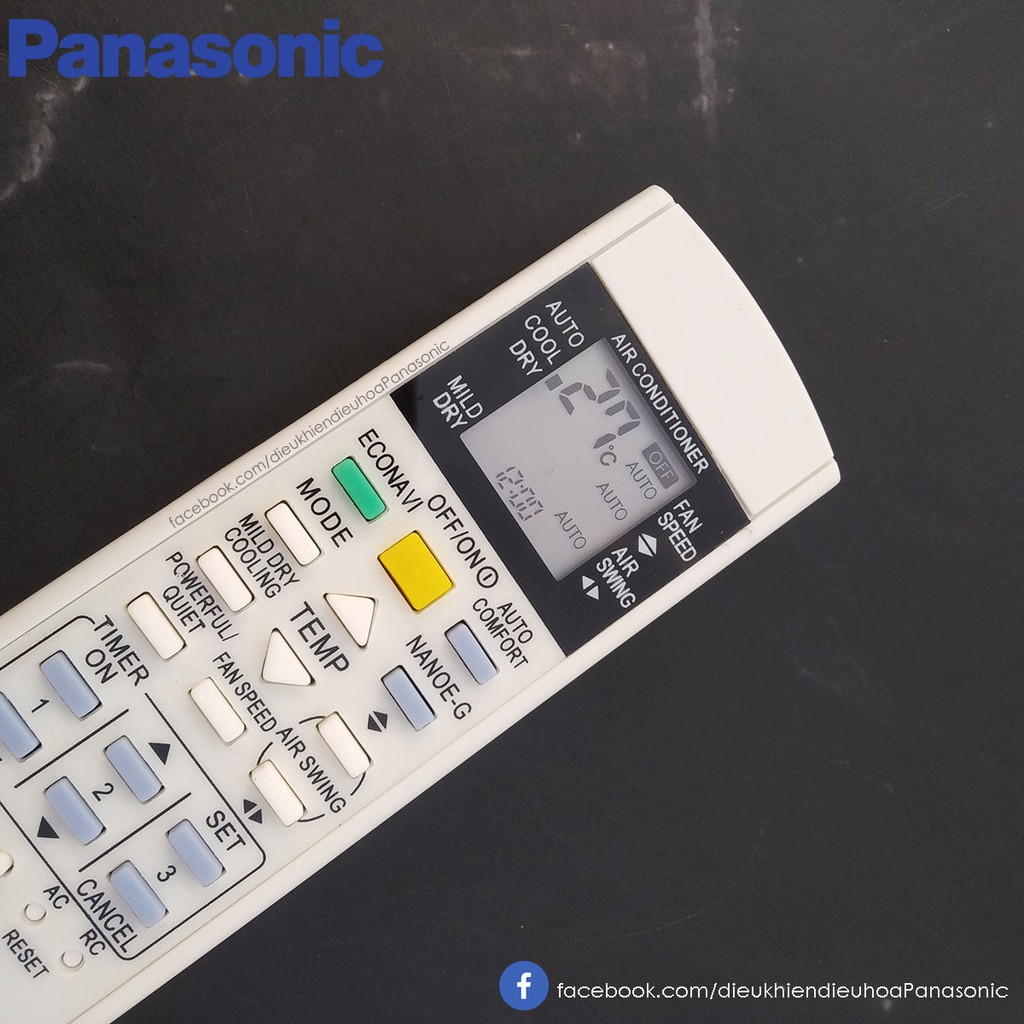 Điều khiển điều hòa Panasonic Inverter 1 chiều