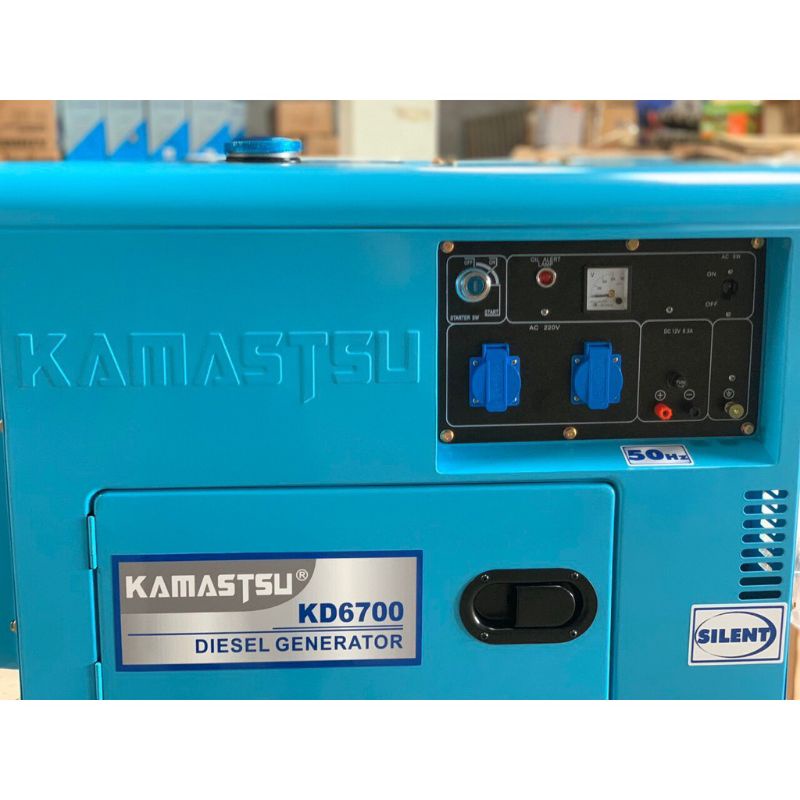 Máy Phát Điện Chạy Dầu 5Kw Kamastsu KD6700 - Hàng Sẵn