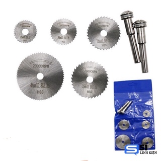 Lưỡi cắt mini dùng cắt gỗ thép HSS 7 chi tiêt