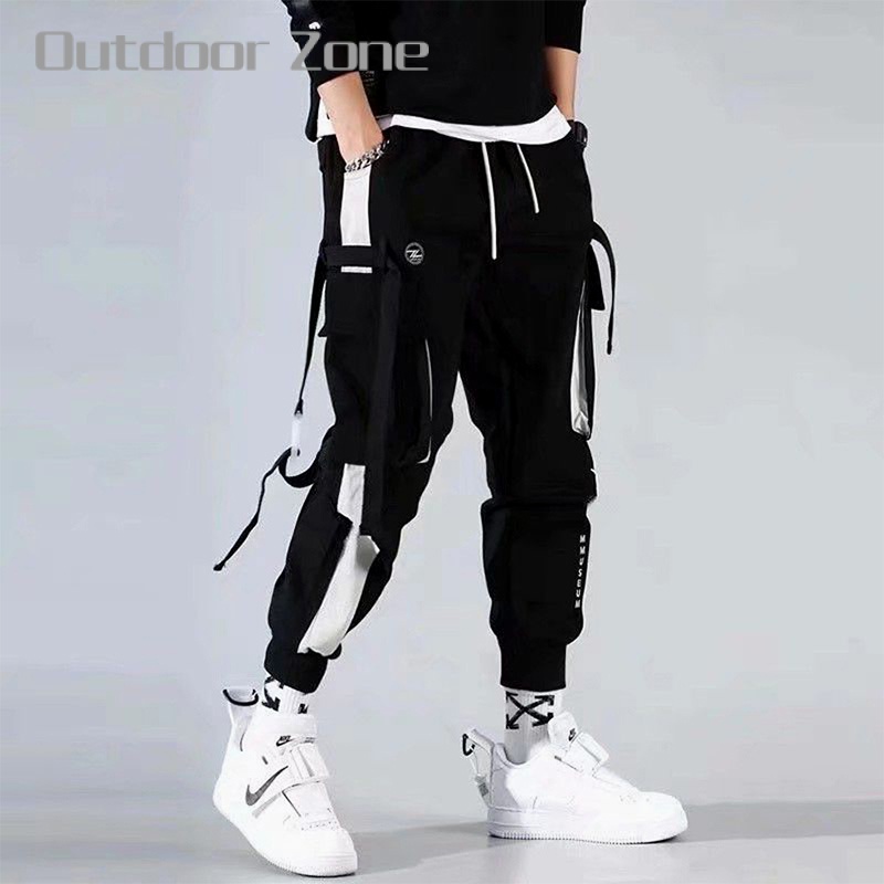 Quần Jogger Lưng Cao Dáng Rộng Có Túi Dây Rút Thời Trang Cho Nam