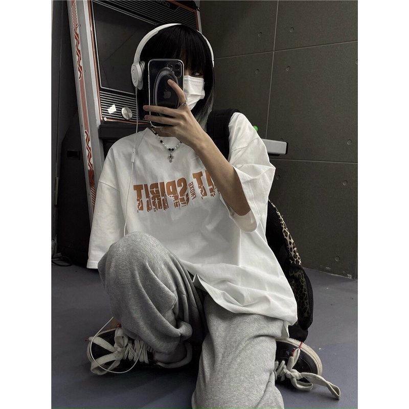 Áo Thun Nữ Form Rộng Tay Lỡ In Chữ Cá Tính Mẫu Mới HOT - ĐĂNG QUANG CLOUTHER