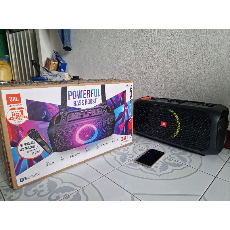 LOA JBL PARTYBOX ON THE GO likenew 99%