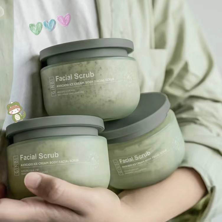 HÀNG CAO CẤP - TẨY TẾ BÀO CHẾT BODY BƠ FACIAL SCRUB TRẮNG DA DƯỠNG ẨM CHỐNG LÃO HÓA