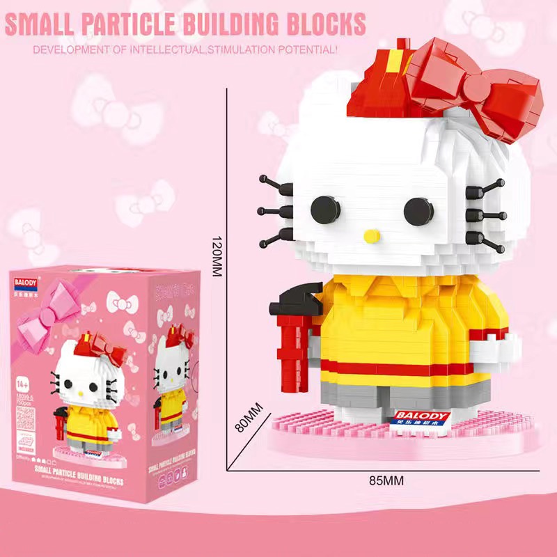 Đồ Chơi Lắp Ráp Mô Hình Hello Kitty